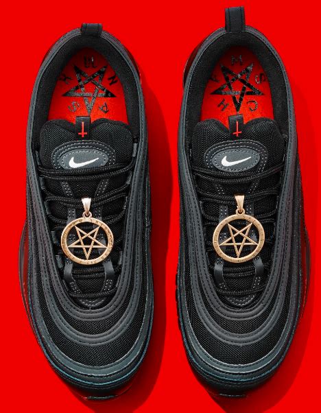 satan shoes fake|evil devil nike shoes.